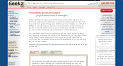 Desktop Screenshot of geekz.com