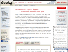 Tablet Screenshot of geekz.com